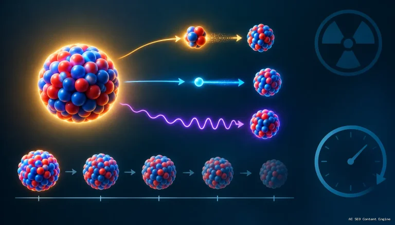 Alpha, Beta and Gamma Decay — How Radioactive Decay and Half-Life Work