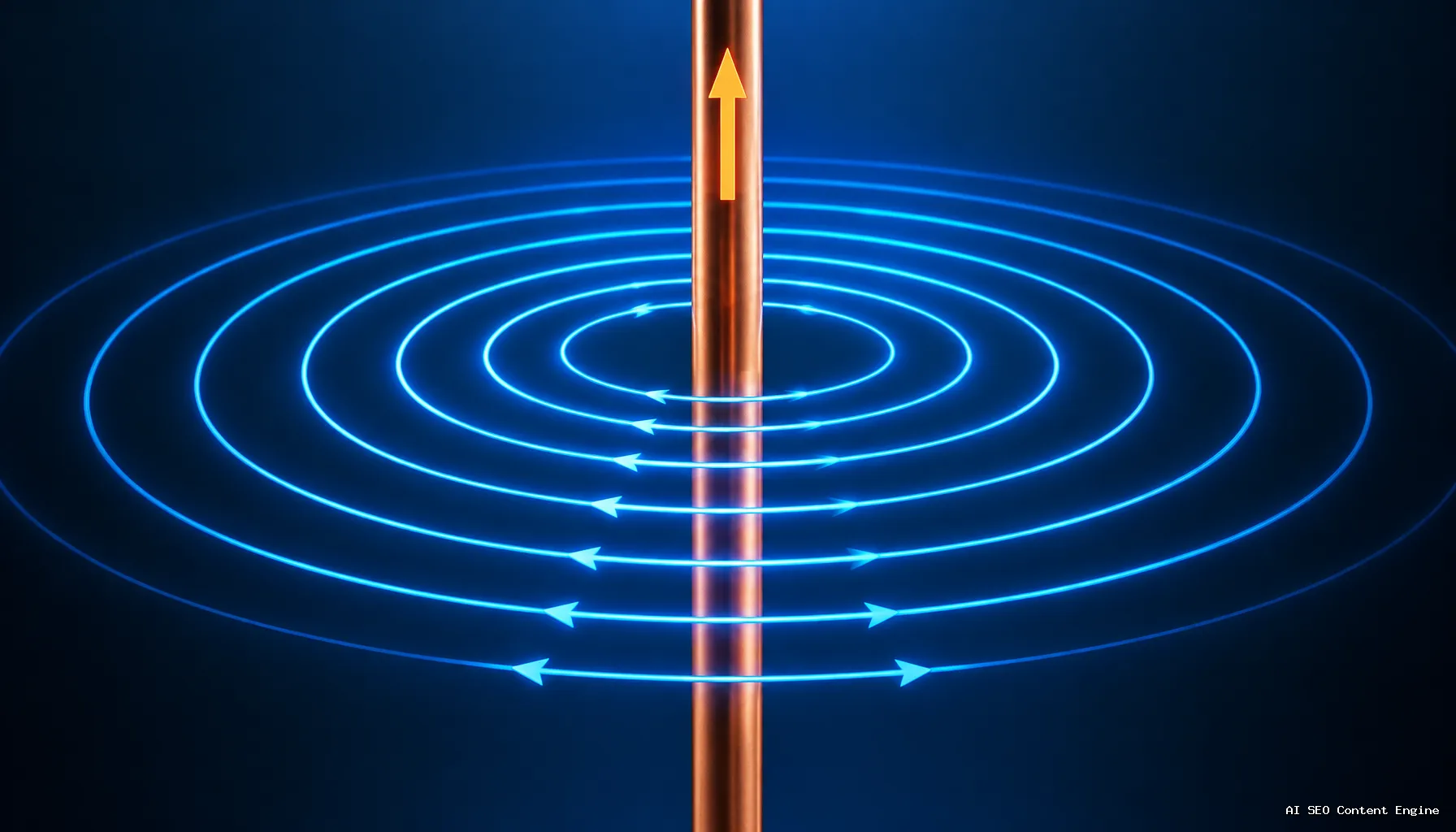 B = μ₀I/2πr — The Magnetic Field Around a Current-Carrying Wire