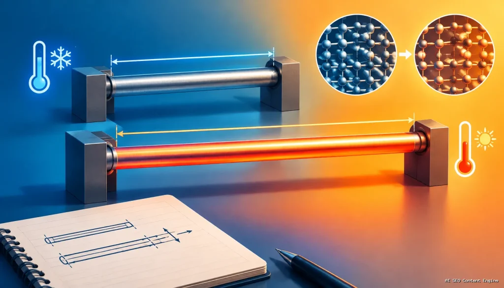 Thermal Expansion Explained: Understanding ΔL = αL₀ΔT with Worked Examples 7 Thermal Expansion Explained — ΔL = αL₀ΔT and Worked Examples